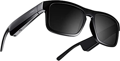 Bose Frames Tenor – High Gloss Black Bluetooth Sunglasses with Open Ear Headphones