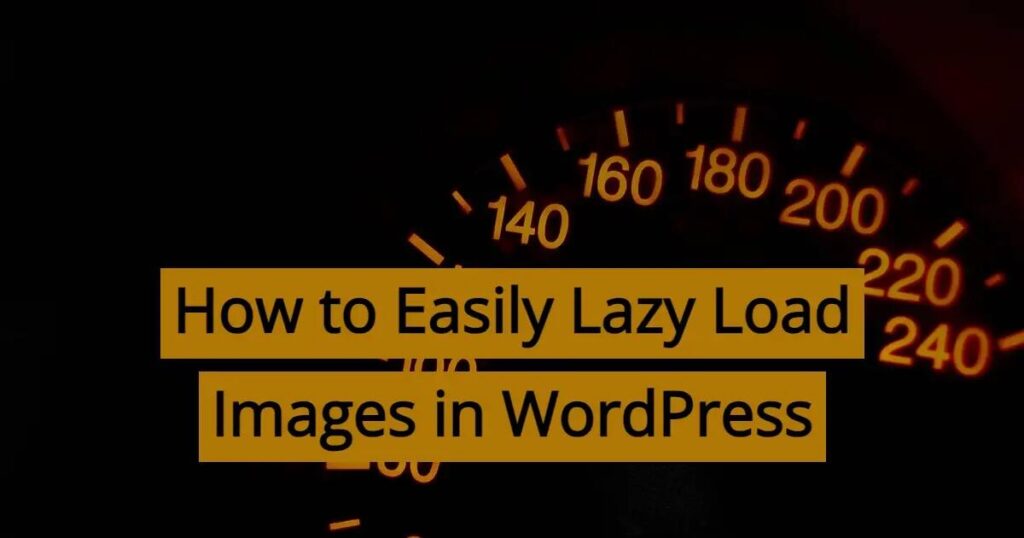 Enable Lazy Loading SEO Optimized WordPress Themes